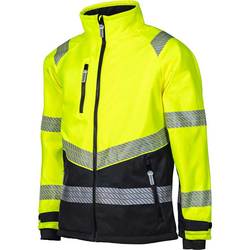 PATRON softshell-takki Milan Hi-Vis fl. kelt./musta LK2